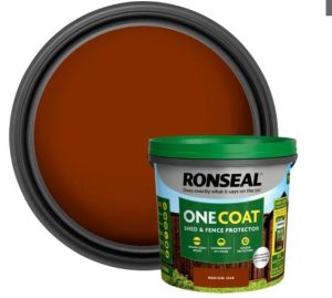 One Coat Shed & Fence Protector Medium Oak 5L