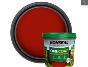 One Coat Shed & Fence Protector Red Cedar 5L