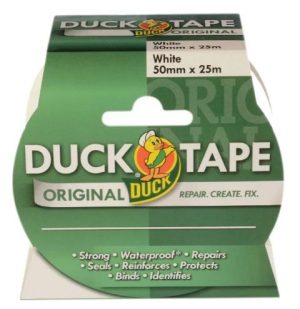 Original Duck Tape White 50mm x 25m 211117
