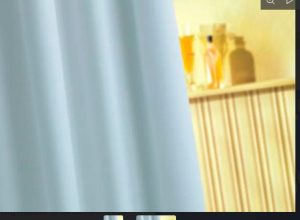 Polypropylene Shower Curtain White