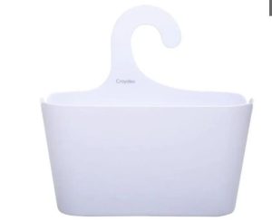 Plastic Shower Caddy White