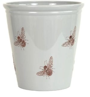 Bee Plant Pot Grey 40cm