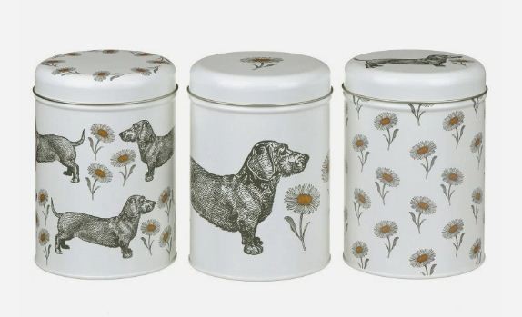 thornback and peel round caddies dog and daisy assorted