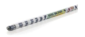 LEECROFT HEAVY DUTY STRIP BLIND BLUE & WHITE