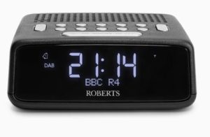 Roberts Ortus DAB Clock Radio Black ORTUSDABBL