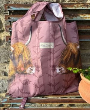Highland Cow Reusable Shopping Bag