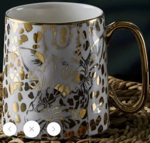 PORCELAIN 450ML ANIMAL MUG – GIRAFFE