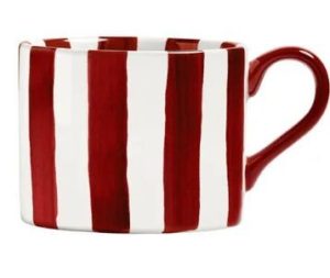International Stripes Mug Red