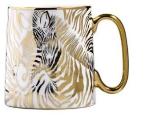 BIA INTERNATIONAL PORCELAIN 450ML ANIMAL MUG – ZEBRA