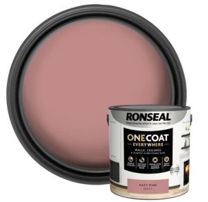 Ronseal One Coat Matt Hazy Pink 2.5 Litres