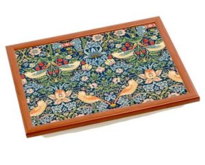 STRAWBERRY THIEF TAPESTRY LAP TRAY