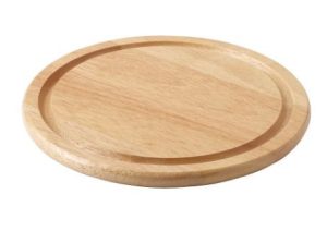 HEVEA ROUND BREAD BOARD 25CM