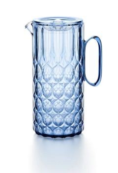 GUZZINI VANITY PITCHER WITH LID DENIM BLUE 1L