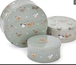 Round Cake Tin x 3 Hen House Lane