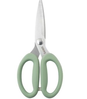 Gripz Kitchen Scissors Sage Green 21cm