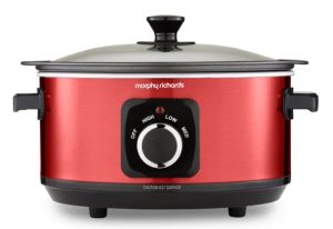 Accents Sear & Stew 3.5L Slow Cooker Red