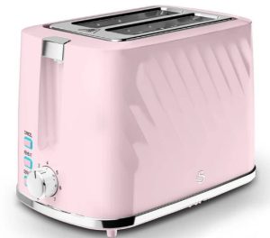 Windsor 2 Slice Toaster Pink