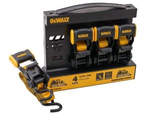 DeWalt 4 Piece Ratchet Strap Set