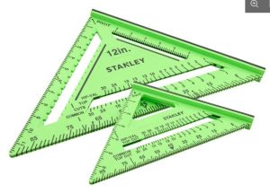 Stanley 175 & 300mm (7 & 12in) Hi-Vis Square Twin